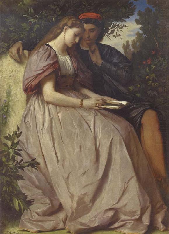 Paolo and Francessa, Anselm Feuerbach